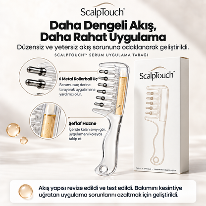 ScalpTouch™ Serum Uygulama Tarağı - Tara, Uygula, Bakımını Kolaylaştır.