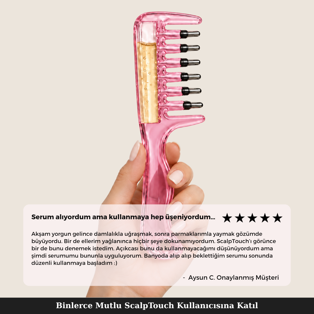 ScalpTouch™ Serum Uygulama Tarağı - Tara, Uygula, Bakımını Kolaylaştır.