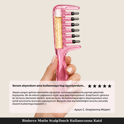 ScalpTouch™ Serum Uygulama Tarağı - Tara, Uygula, Bakımını Kolaylaştır.